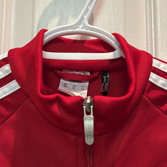 Adidas Red Zip-Up - Picture 4 of 9